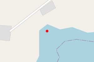Map showing Foulawick Beach, Brae