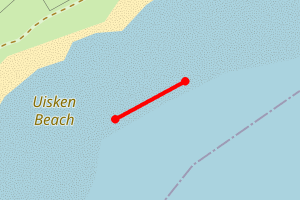 Map showing Port Uisken (Greenpeace Beluga Expedition)