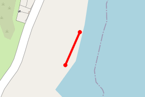 Map showing North of Loch Caron Crossnish Point (Greenpeace Baluga Expidition)