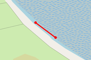 Map showing Staffin Bay (Greenpeace Beluga Expedition)