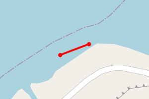 Map showing An Corran (Greenpeace Baluga Expidition)