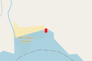 Map showing Gleann Ceann Eastail (Loch Shell)