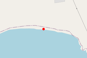 Map showing Taing Beach, Whiteness