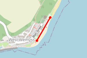 Map showing West Wemyss