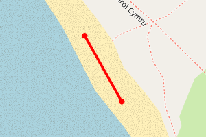 Map showing Sker (South)