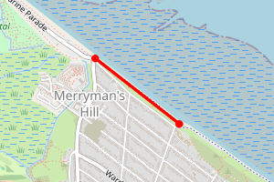 Map showing Minster Leas