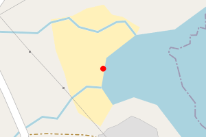 Map showing Easter Quarff Beach, Quarff