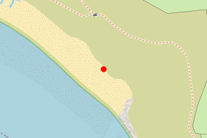 Map showing Swanlake Bay