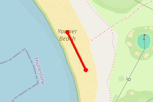 Map showing Yarmer Beach