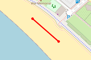 Map showing Troon North