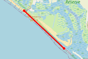 Map showing Medmerry West