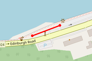 Map showing S. Queensferry - next to RNLI station
