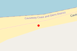 Map showing White Park Bay