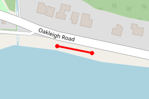 Map showing North Kessock 2