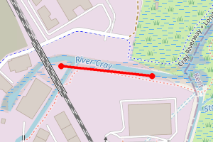 Map showing Thamesroad Wetland