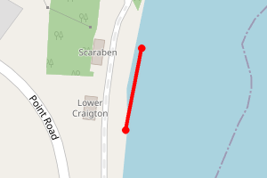 Map showing Scarabs / Lower Craigton