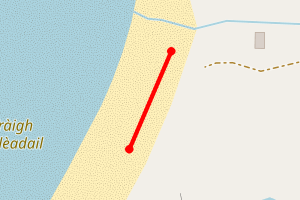Map showing Laig Bay