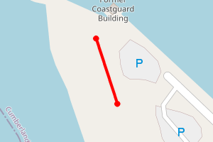 Map showing Workington