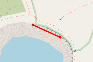 Map showing Overton