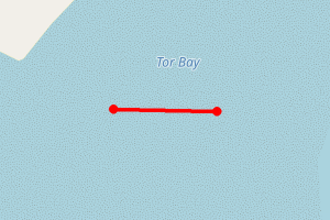 Map showing Tor Bay