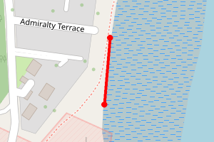 Map showing Lower Upnor