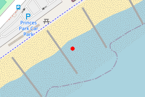 Map showing Fort Fun Eastbourne