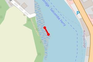 Map showing Tacket Wood end