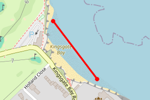 Map showing KINGSGATE BAY