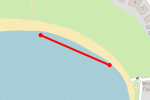 Map showing Beadnell north