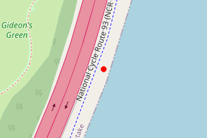 Map showing Gideon's Green