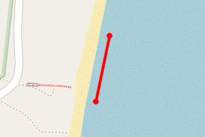 Map showing Druridge Bay Country Park