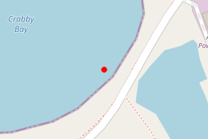 Map showing CRABBY