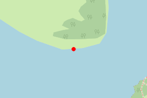 Map showing Rainey Island
