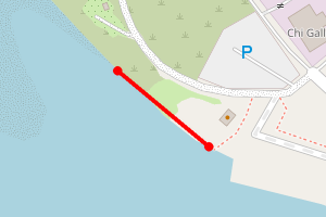 Map showing North Quay - Hayle