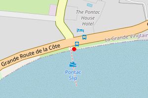 Map showing Pontac
