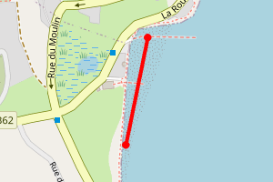 Map showing St Catherine's