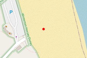 Map showing Winterton-on-Sea