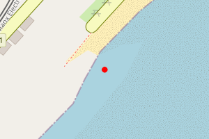 Map showing Laxey