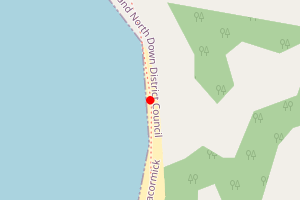 Map showing Ballymacormick Point