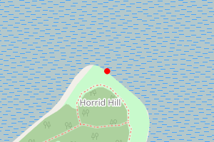Map showing Horrid Hill