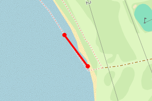 Map showing West Bay - Earlsferry