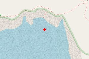 Map showing Fall Bay south of Rhossili