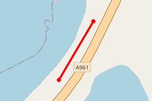 Map showing Echna Loch Bay