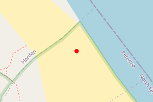 Map showing Denemouth South Beach