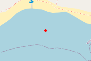 Map showing Bendricks Beach (Barry)