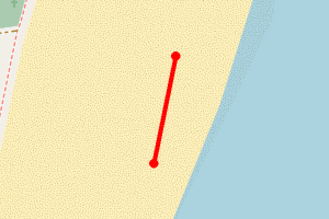 Map showing Pakefield Saxon Road