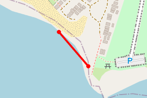 Map showing Buckhaven Old Harbour