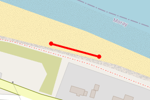 Map showing Spey Bay 2