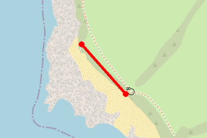 Map showing Paddy's Bay