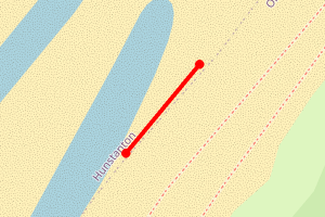 Map showing Holme next the Sea East